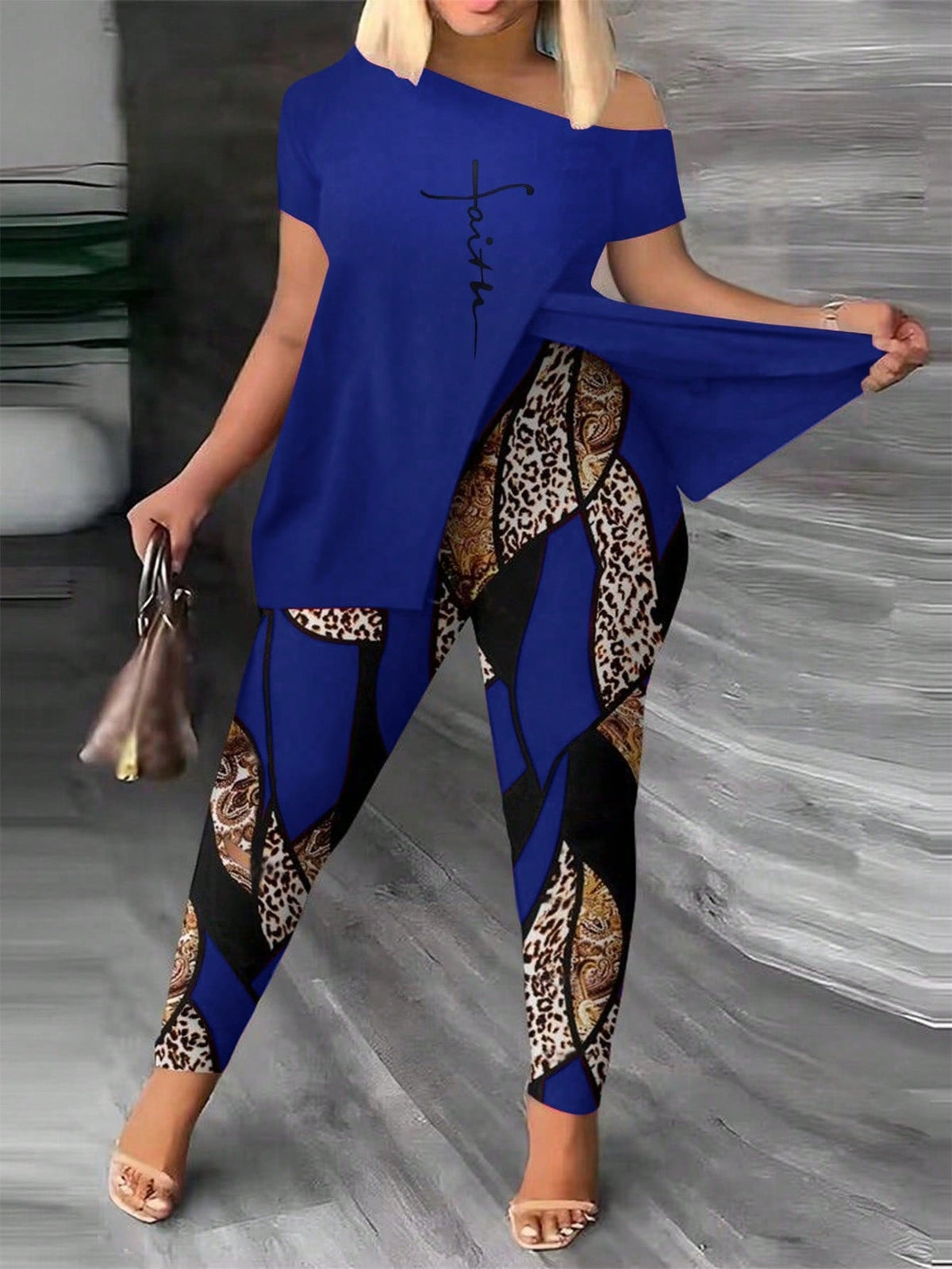 Conjunto Feminino de Calça Karen Plus Size.