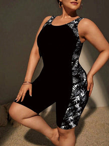 Maiô Feminino Decote U Nathaly. Plus Size.