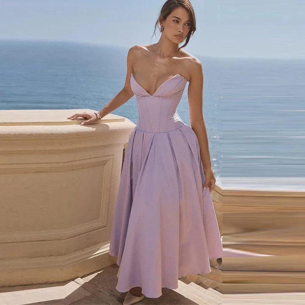 Vestido Espartilho Modelo Evelyn