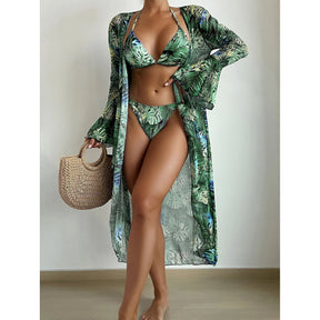 Conjunto Biquíni Feminino Saia de Praia com Bojo Corelle
