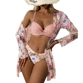 Conjunto de Biquíni Feminino Cintura Alta e Sutiã Tomara que Caia