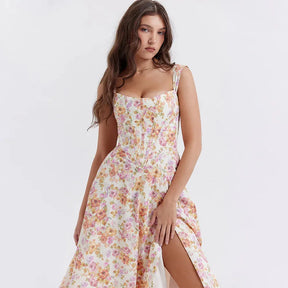 Vestido Midi  Estilo corset - Modelo Aryana