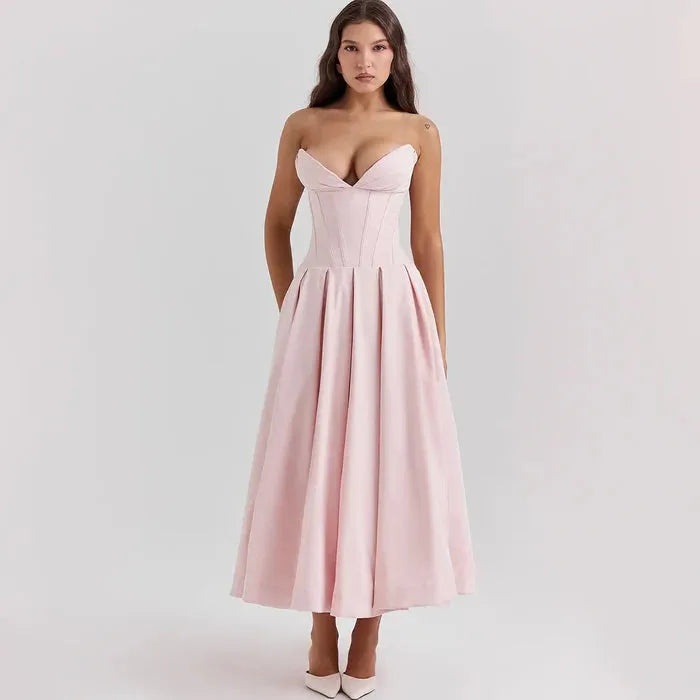 Vestido Espartilho Modelo Evelyn