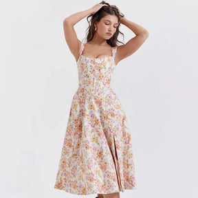 Vestido Midi  Estilo corset - Modelo Aryana