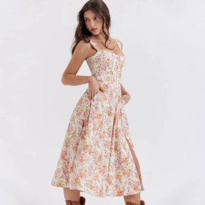 Vestido Midi  Estilo corset - Modelo Aryana