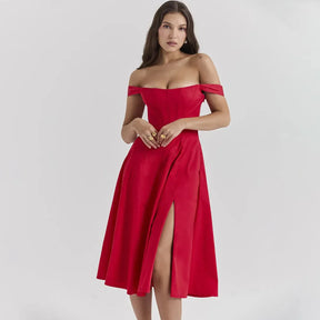 Vestido Midi  Estilo corset - Modelo Aryana
