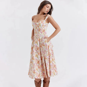 Vestido Midi  Estilo corset - Modelo Aryana