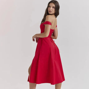 Vestido Midi  Estilo corset - Modelo Aryana