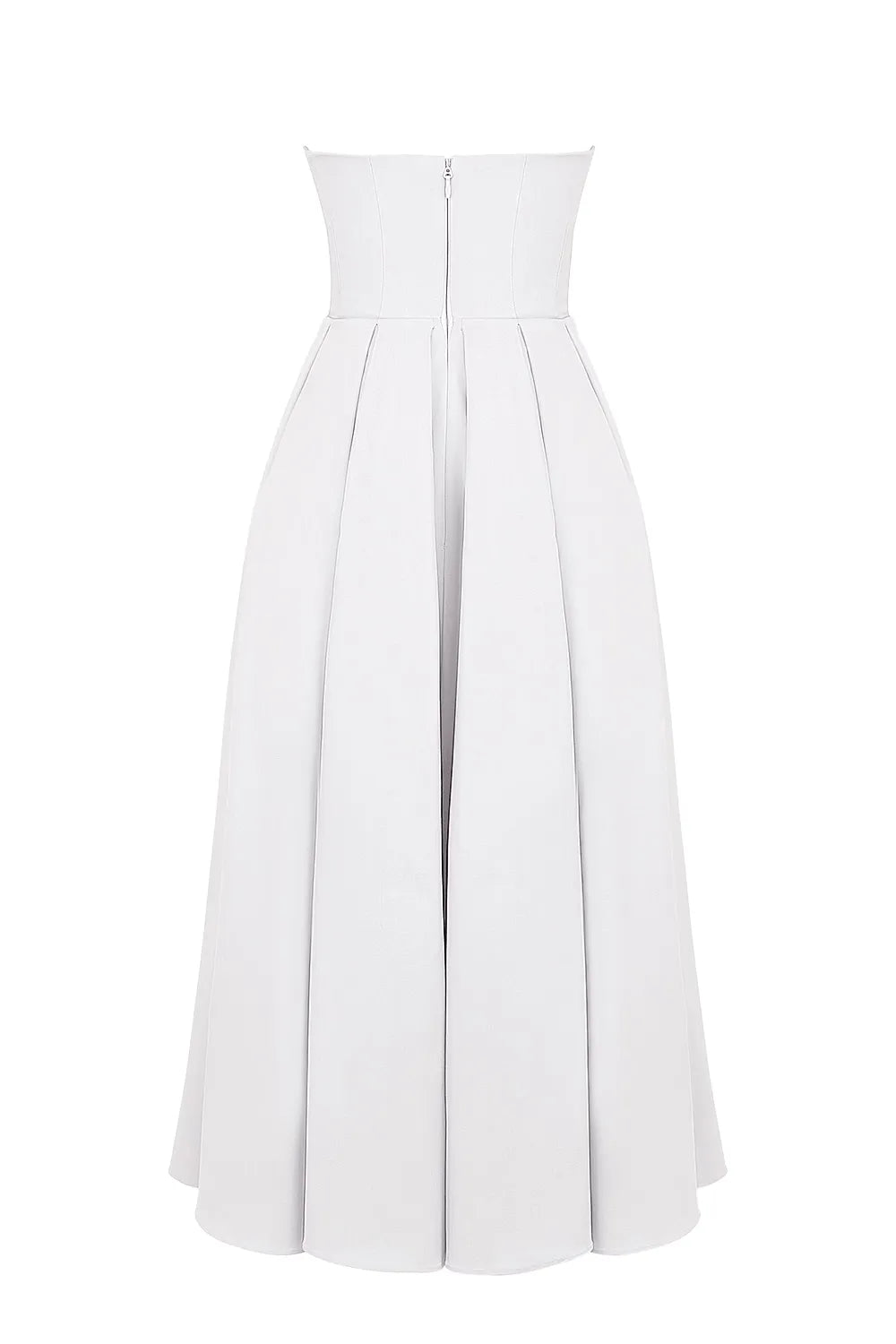 Vestido Feminino  Midi Sem Alça -  Modelo Audrey