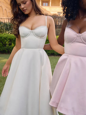 Vestido Midi Cloe - Modela a Cintura | Dupla Camada