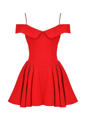 Vestido Curto Modelador Off Shoulder