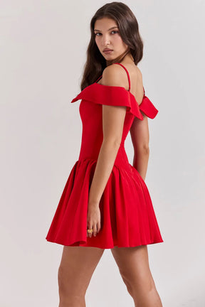 Vestido Curto Modelador Off Shoulder