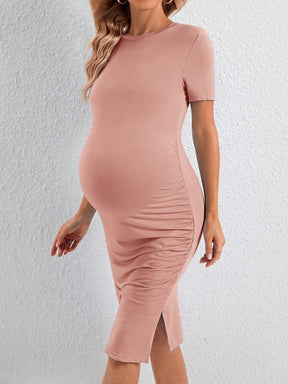 Vestido Feminino Maternal manga curta Heloá