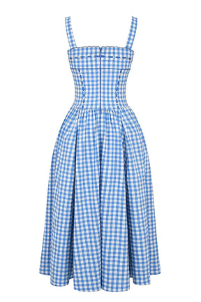 Vestido Midi Xadrez Modelador - Lauren