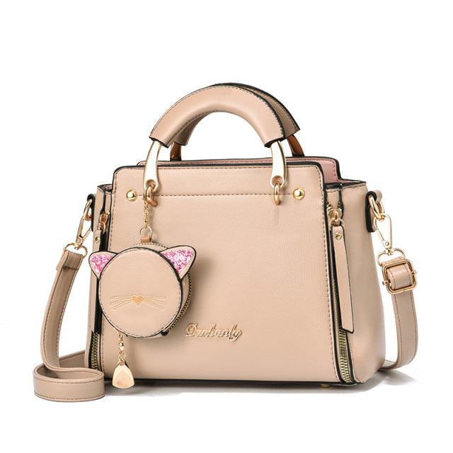 Bolsa Feminina Casual Cat Bella + acessório