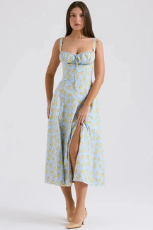 Vestido Midi Charlotte - Modelador de Cintura 2.0