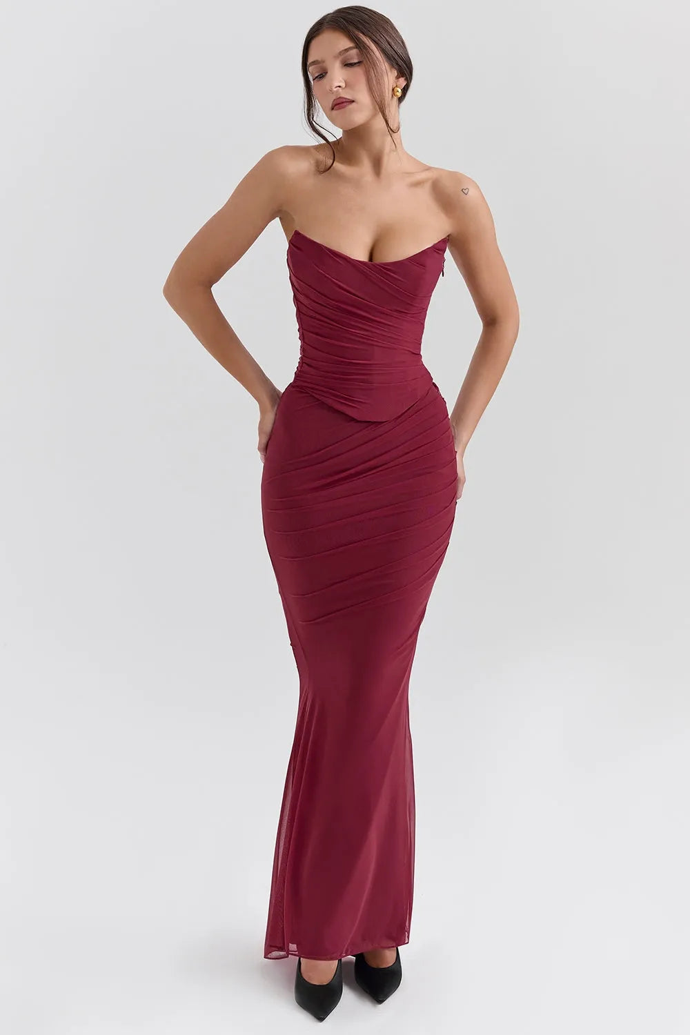 Vestido Maxi Espartilho - Modelo Betty
