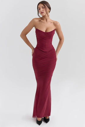 Vestido Maxi Espartilho - Modelo Betty