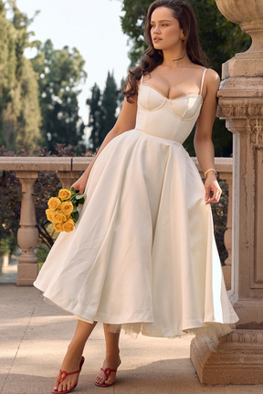 Vestido Midi Cloe - Modela a Cintura | Dupla Camada