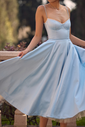 Vestido Midi Cloe - Modela a Cintura | Dupla Camada