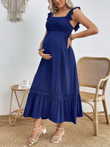 Vestido Feminino Maternal com manga voadora Mimi