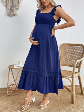 Vestido Feminino Maternal com manga voadora Mimi