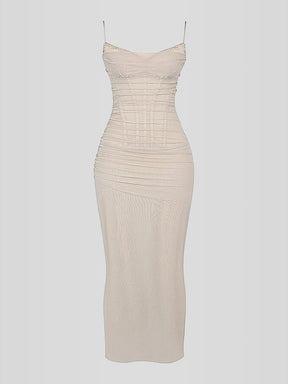 Vestido Longo Slim Fit - Modelo Nhayra