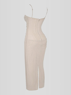 Vestido Longo Slim Fit - Modelo Nhayra