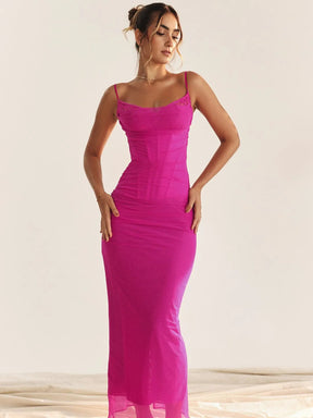 Vestido Longo Slim Fit - Modelo Nhayra