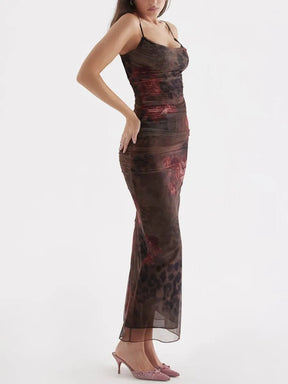Vestido Longo Slim Fit - Modelo Nhayra