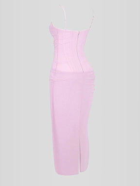 Vestido Longo Slim Fit - Modelo Nhayra