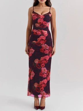 Vestido Longo Slim Fit - Modelo Nhayra