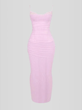 Vestido Longo Slim Fit - Modelo Nhayra
