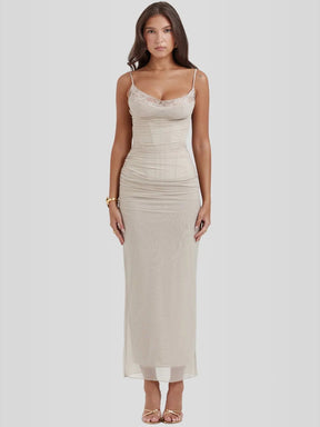 Vestido Longo Slim Fit - Modelo Nhayra